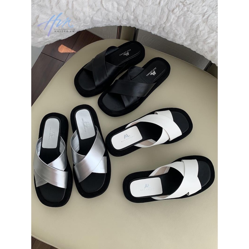 Giày Sandal Đế Dày Quai Chéo Chống Trượt Thời Trang Mùa Hè Hàn Quốc Dành Cho Nữ