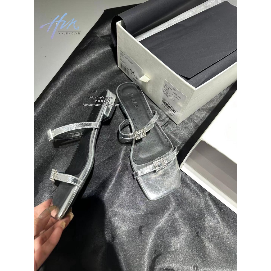 Hàng Mới Về Mới Dép Nữ Mũi Vuông Thời Trang Hàn Quốc