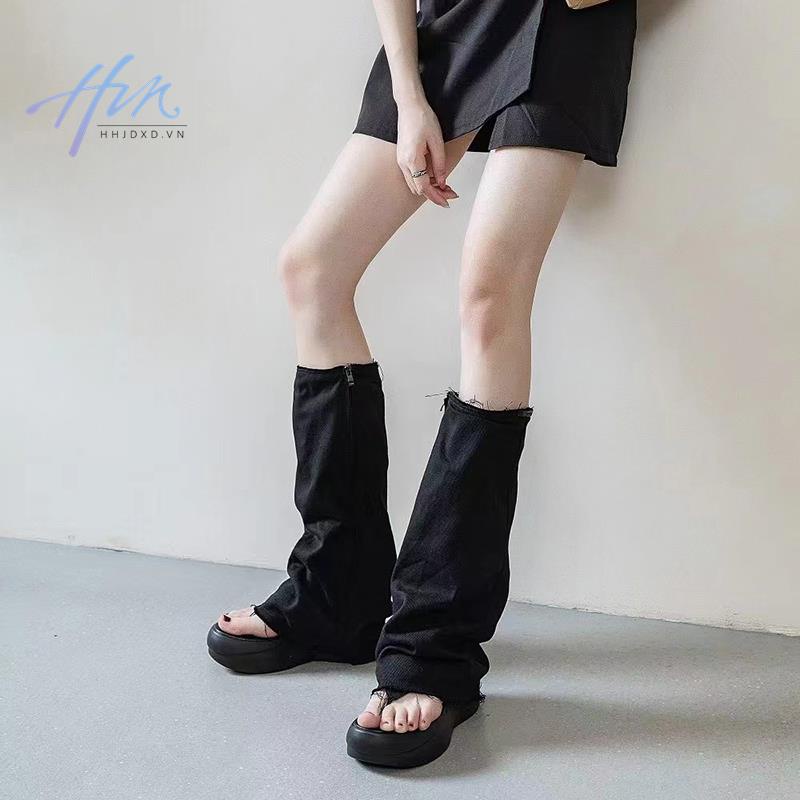 Giày Bốt Đế Dày 6cm Thời Trang Mùa Hè 2023