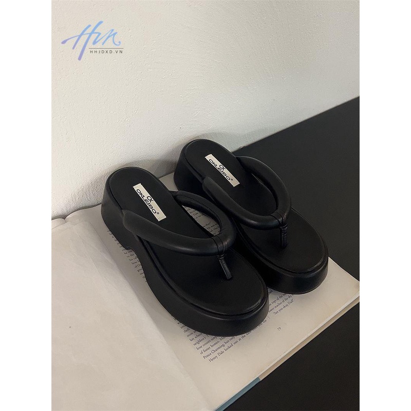 Giày Sandal Đế Dày Hở Ngón Màu Bạc Thời Trang Mùa Hè Hàn Quốc 2023