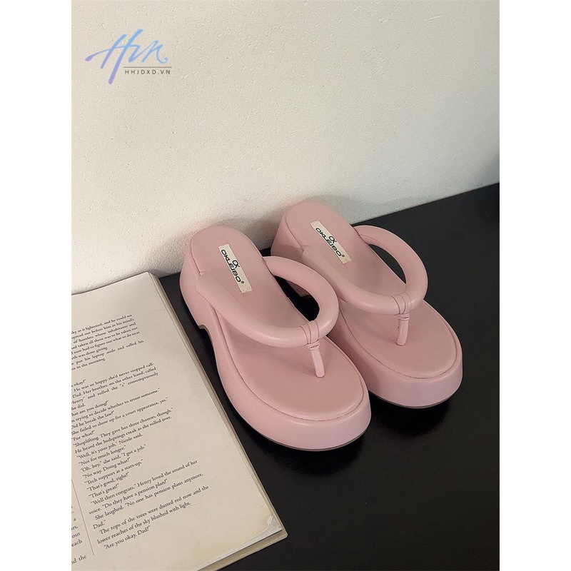 Giày Sandal Đế Dày Hở Ngón Màu Bạc Thời Trang Mùa Hè Hàn Quốc 2023