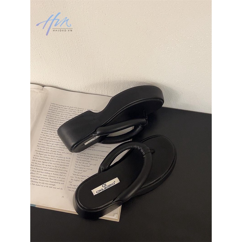 Giày Sandal Đế Dày Hở Ngón Màu Bạc Thời Trang Mùa Hè Hàn Quốc 2023