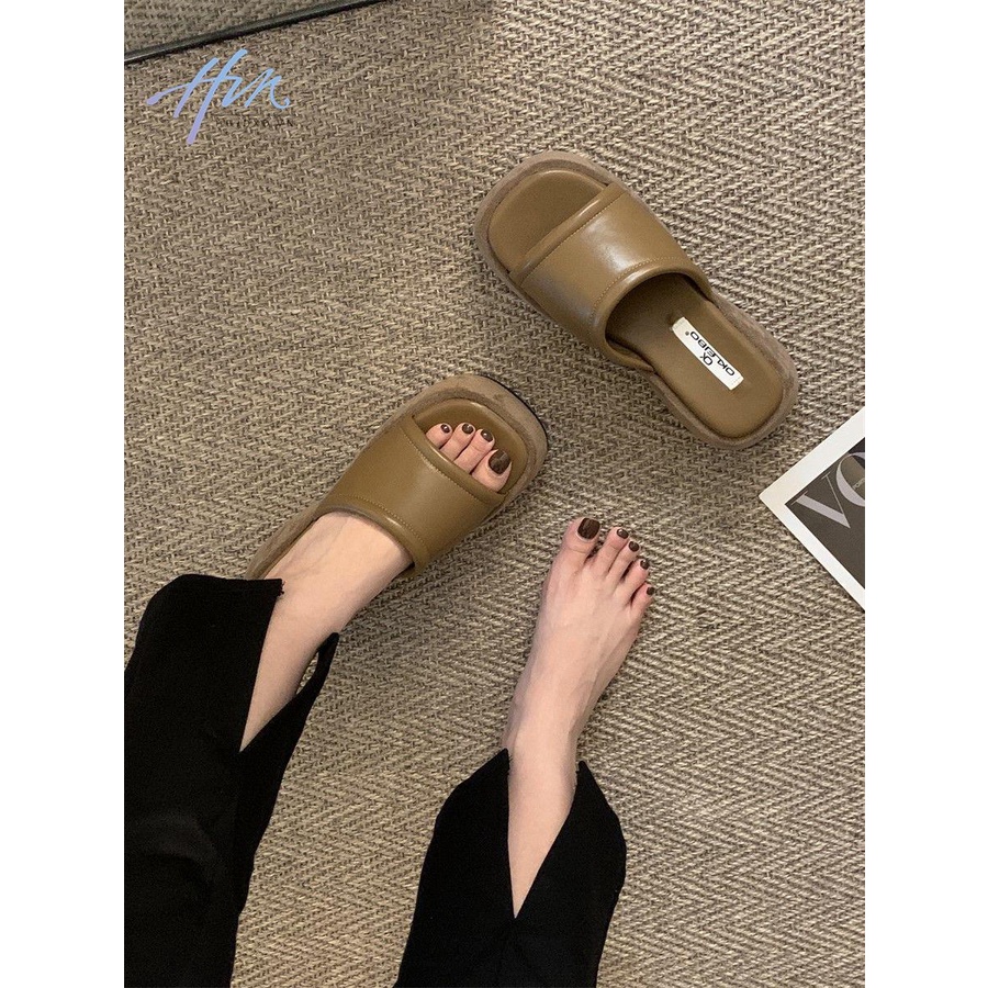 Dép Sandal Đế Dày Tăng Chiều Cao Thời Trang Xuân Hè 2023 Phong Cách Mới Cho Nữ