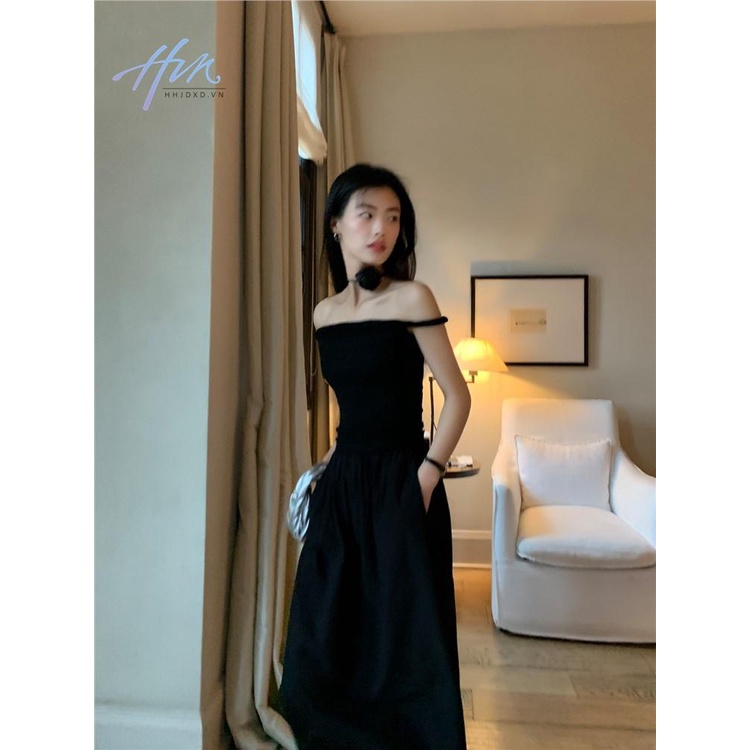 Áo Kiểu Trễ Vai Màu Trắng Thiết Kế Thắt Nút Thời Trang Mùa Hè Cho Phái Nữ