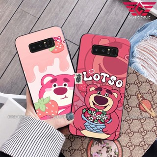 Ốp lưng Gấu dâu Samsung Note 8/ Note 9/ Note 10/ Note 10 Plus/ Note 10 Lite cực đẹp