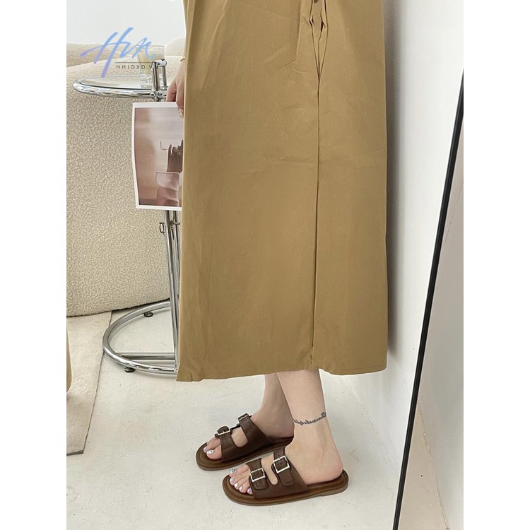 Sandal Hở Ngón Đế Bằng Thiết Kế Mới Thời Trang Mùa Hè Theo Phong Cách Hàn Quốc 2023