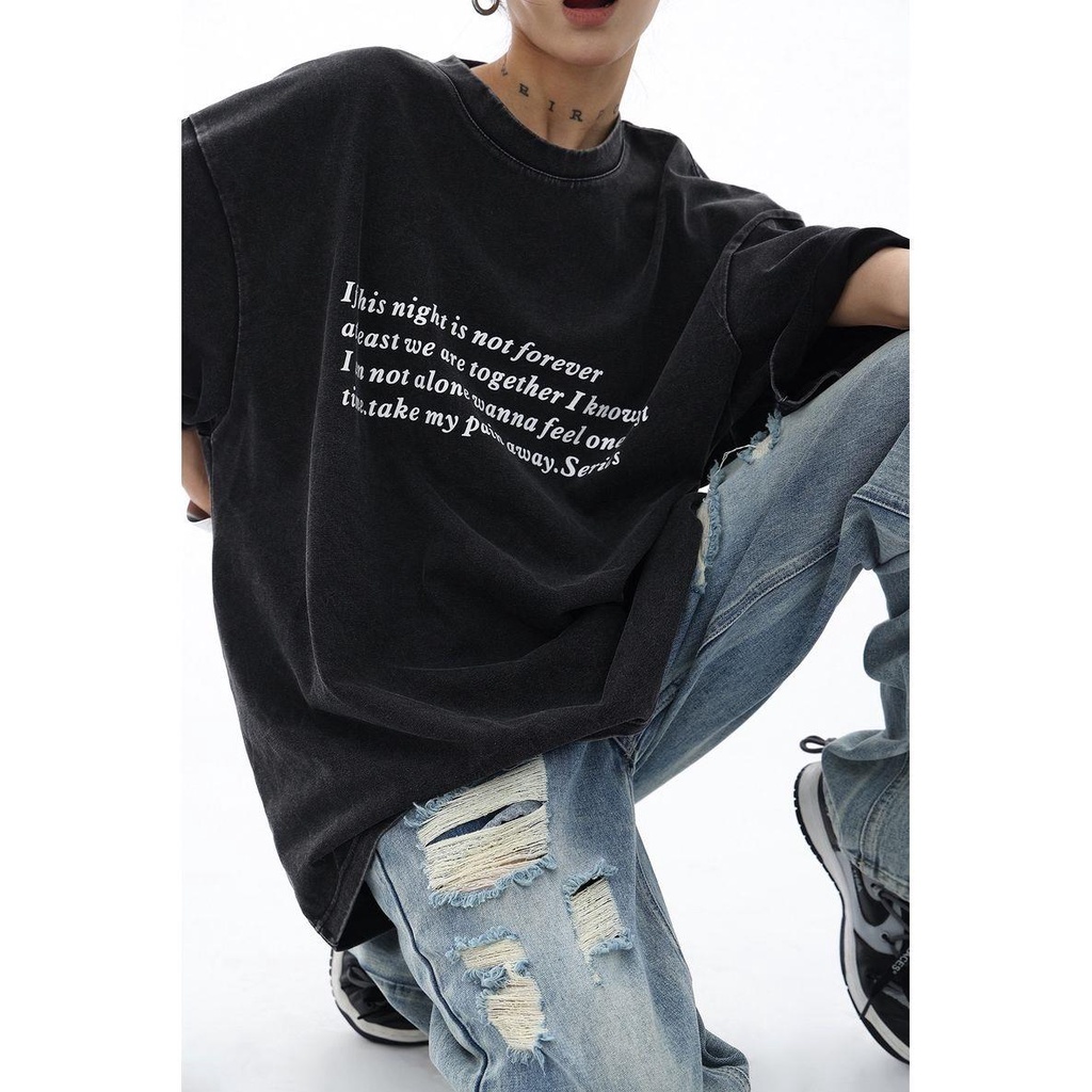 Áo Thun Cotton Dáng Rộng Tay Ngắn In Hình Đôi Mắt Phong Cách Cổ Điển Thời Trang Mùa Hè Mới Dành Cho Bạn Nữ