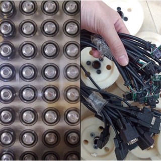 Đĩa mã và dây encorder dùng cho động cơ laiservo 1000 xung encoder động cơ servo cốt đĩa mã 8mm