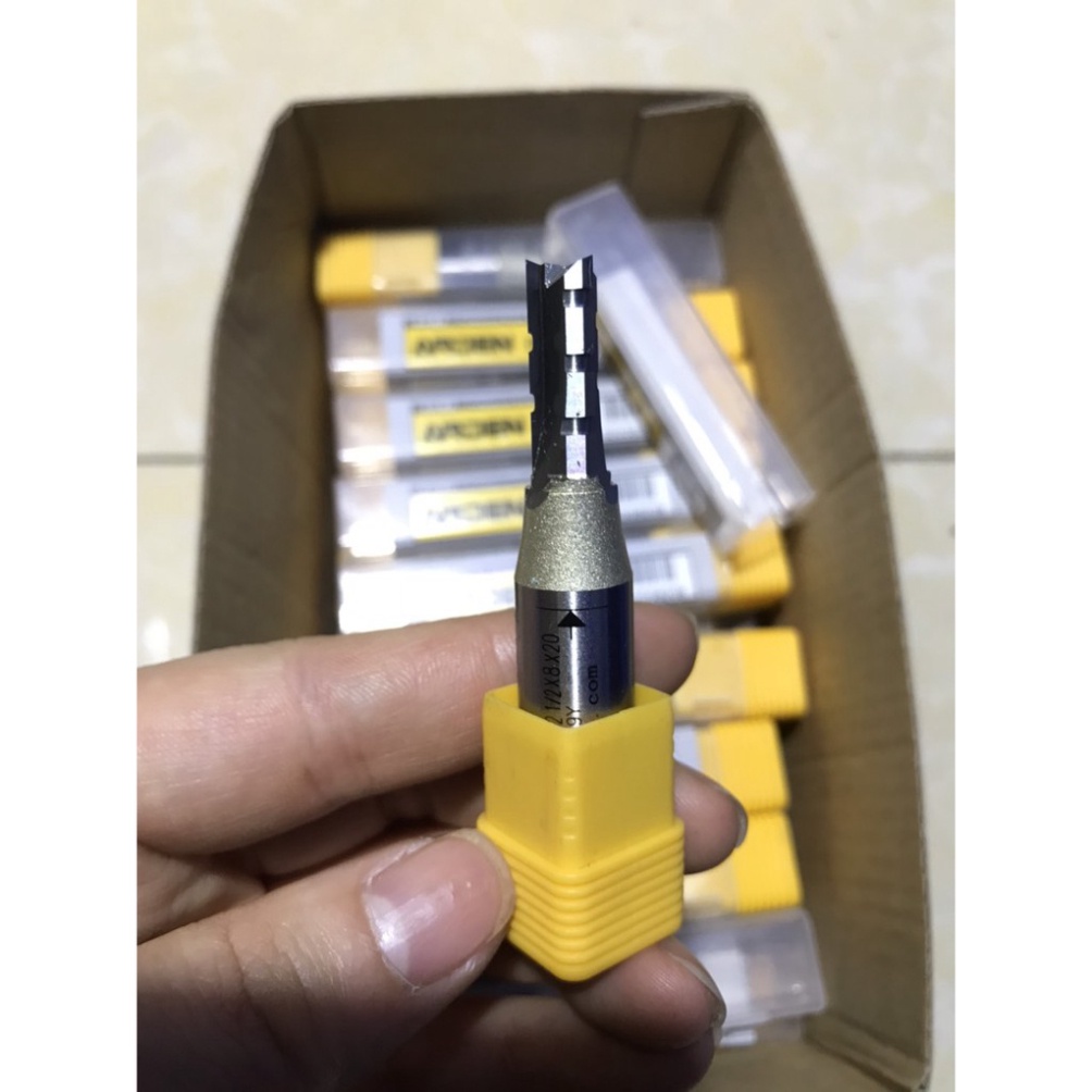 ARDEN - Mũi cắt CNC 3 me 1/2*6-8*22 hợp kim Arden chính hãng