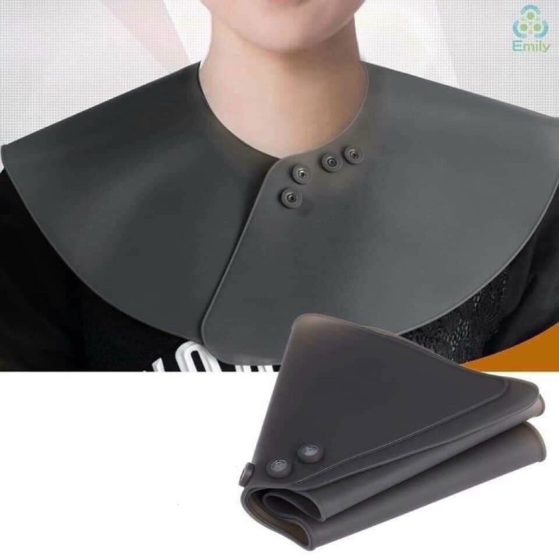 ❌RẺ NHẤT❌ Lót vai cắt tóc chất liệu cao su có nam châm  ôm dính