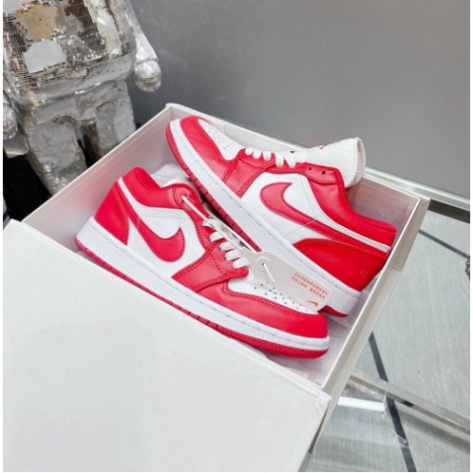 Giày JD Đỏ Cổ Thấp Sneaker, Giày JỎDAN 1 Low Đỏ Trắng Thời Trang Hàng Đẹp Full Box Bill | BigBuy360 - bigbuy360.vn