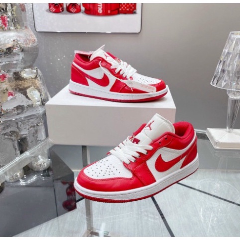 Giày JD Đỏ Cổ Thấp Sneaker, Giày JỎDAN 1 Low Đỏ Trắng Thời Trang Hàng Đẹp Full Box Bill | BigBuy360 - bigbuy360.vn