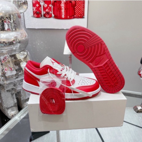 Giày JD Đỏ Cổ Thấp Sneaker, Giày JỎDAN 1 Low Đỏ Trắng Thời Trang Hàng Đẹp Full Box Bill | BigBuy360 - bigbuy360.vn