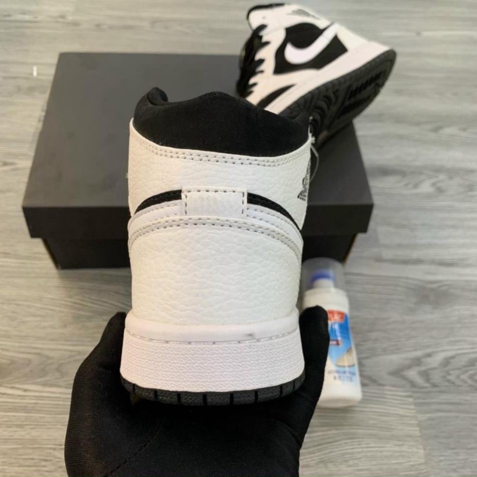 Giày thể thao sneaker JD Trắng Đen cổ Cao hight full size nam nữ da bò đôt không cháy, mẫu mã phù hợp full bill box | BigBuy360 - bigbuy360.vn