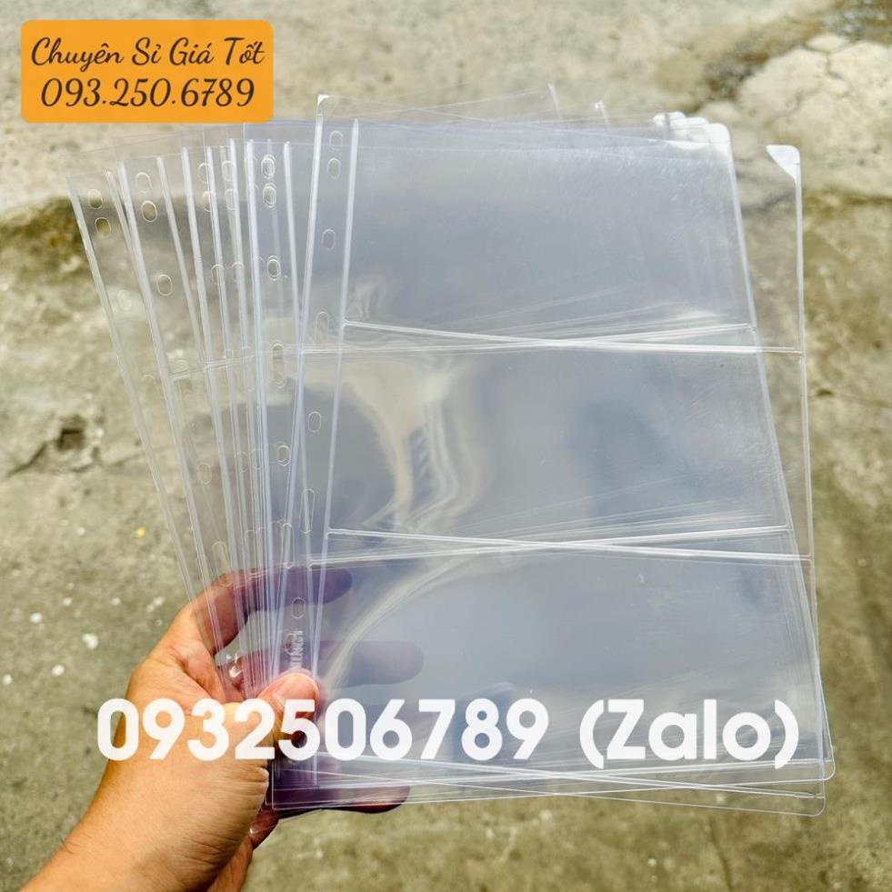 Phơi Đựng Tiền Giấy 3 Ngăn Trong Suốt Mingt PCCB có nhiều loại 1 ngăn, 2 ngăn, 3 ngăn, 4 ngăn