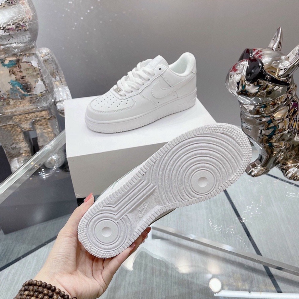 Giày af1 full trắng, thể thao nam nữ giày sneaker air force 1 bản full trắng bản all White đễ phối đồ full box bull hót | BigBuy360 - bigbuy360.vn