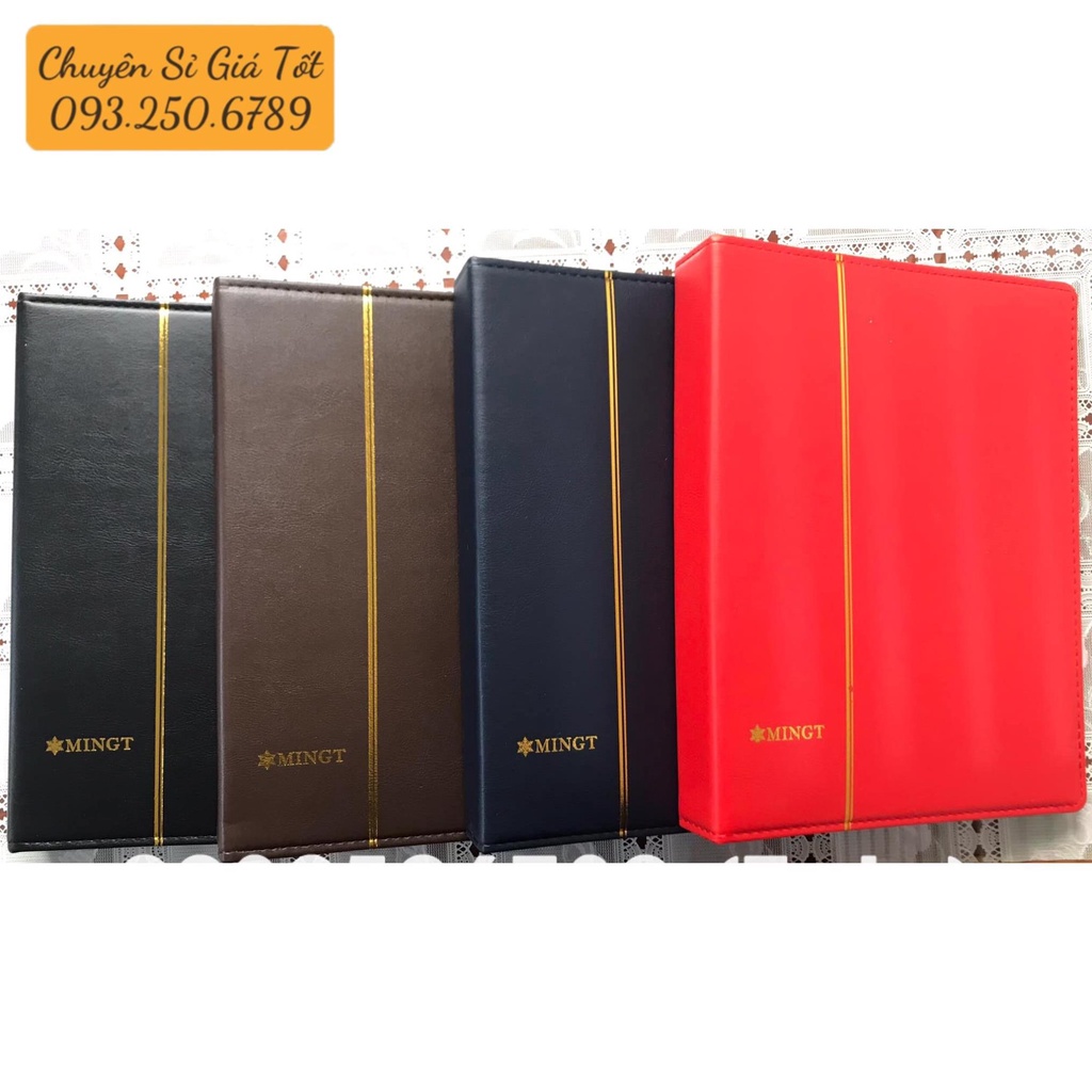 Bìa Album Đựng Tiền Giấy phơi Tem, Xu chính hãng Mingt PCCB hàng chuẩn loại I