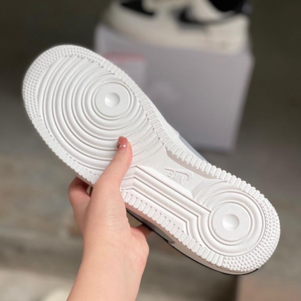 Giày _Nike Air Force 1 mũi đen nam nữ, giày AF1 White Black bản S.Cấp Trung full phụ kiện. | BigBuy360 - bigbuy360.vn