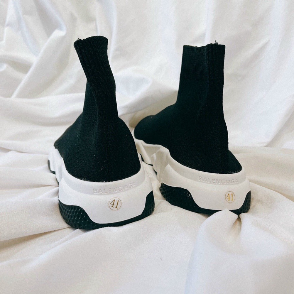 Giày Balenciaga Speed đen cổ chun cao cấp , Giày balen cổ cao nam nữ full bill box Hàng 11 full hộp phụ kiện trắng Trung | BigBuy360 - bigbuy360.vn