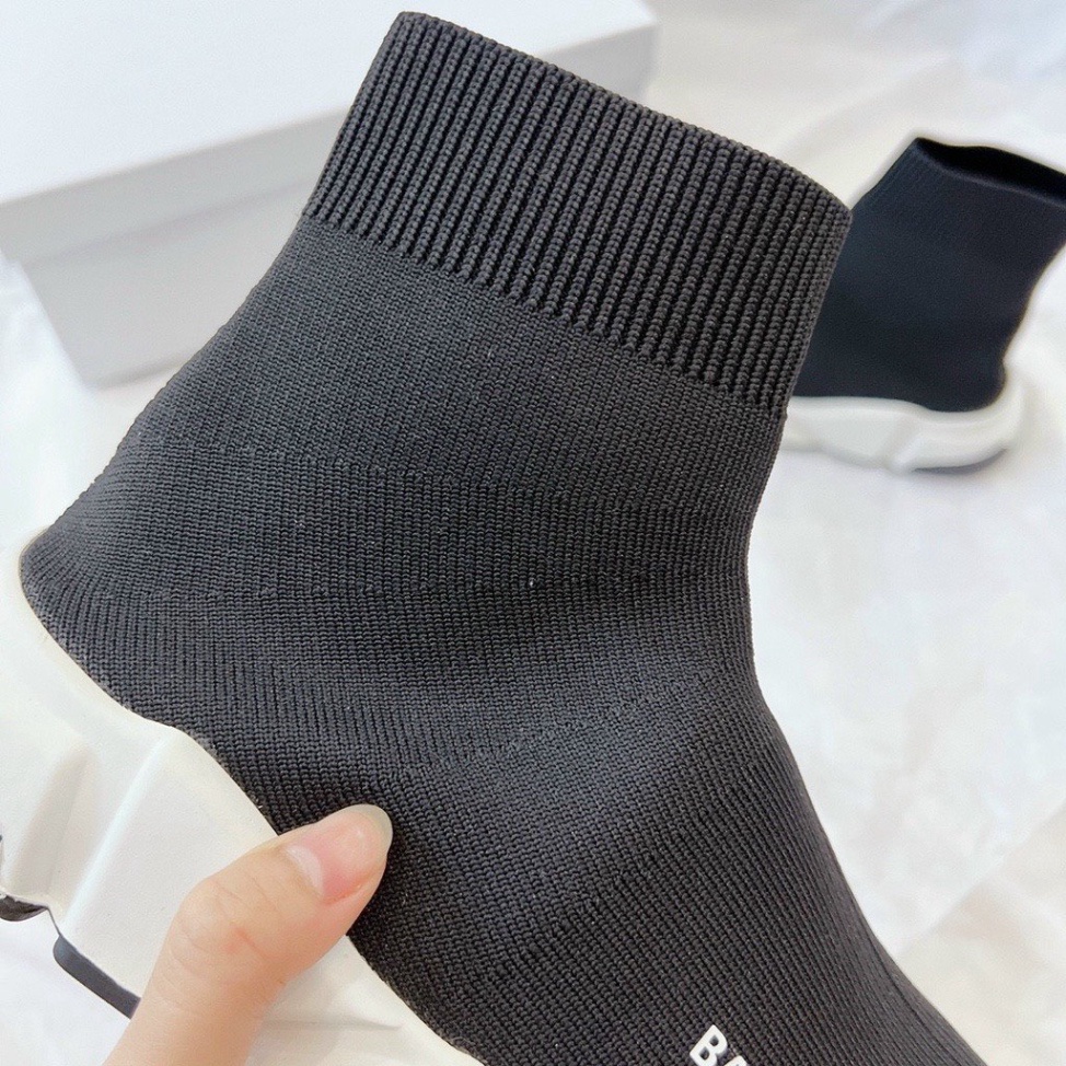 Giày Balenciaga Speed đen cổ chun cao cấp , Giày balen cổ cao nam nữ full bill box Hàng 11 full hộp phụ kiện trắng Trung | BigBuy360 - bigbuy360.vn