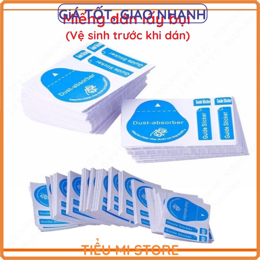 Sticker lấy bụi, hít bụi hỗ trợ dán cường lực, tấm hít bụi khi dán điện thoại, miếng lấy bụi bẩn đa năng