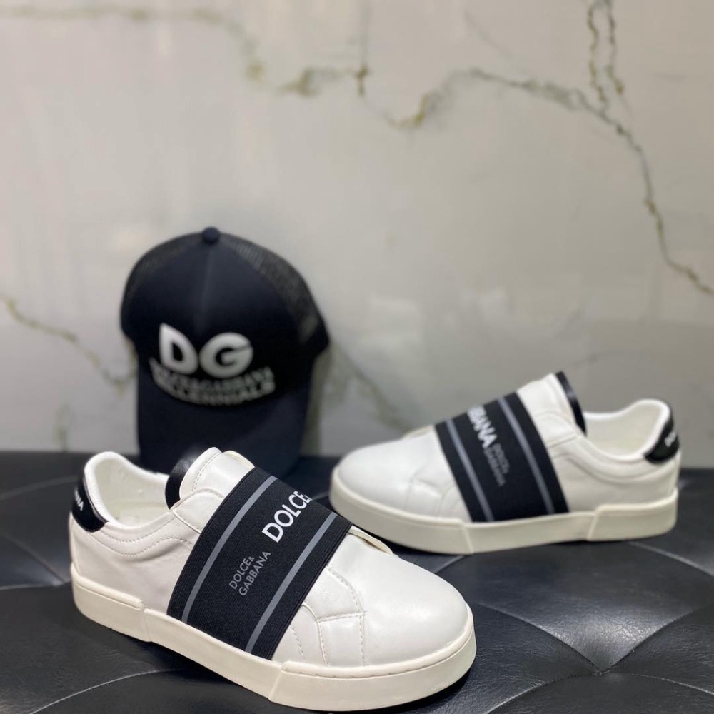 [ Luxury Store ] Giày Slipon Dolce Gabbana sc logo tag vải fullbox | BigBuy360 - bigbuy360.vn