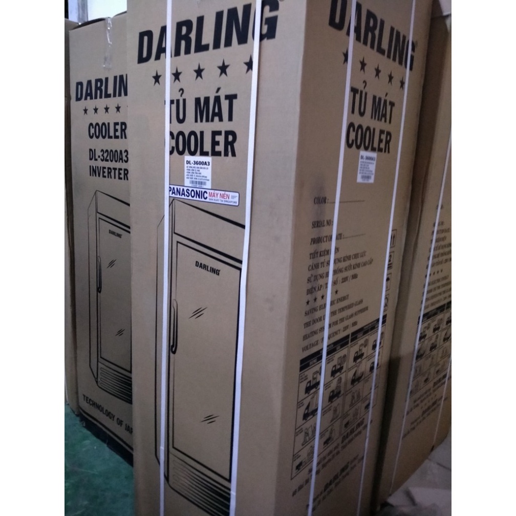 Miễn phí ship LH 0798.686.753 tủ mát 1 cửa lớn darling 3600A3 ( Đồ cũ chỉ bán ở HCM) (máy bảo hành tại hãng)
