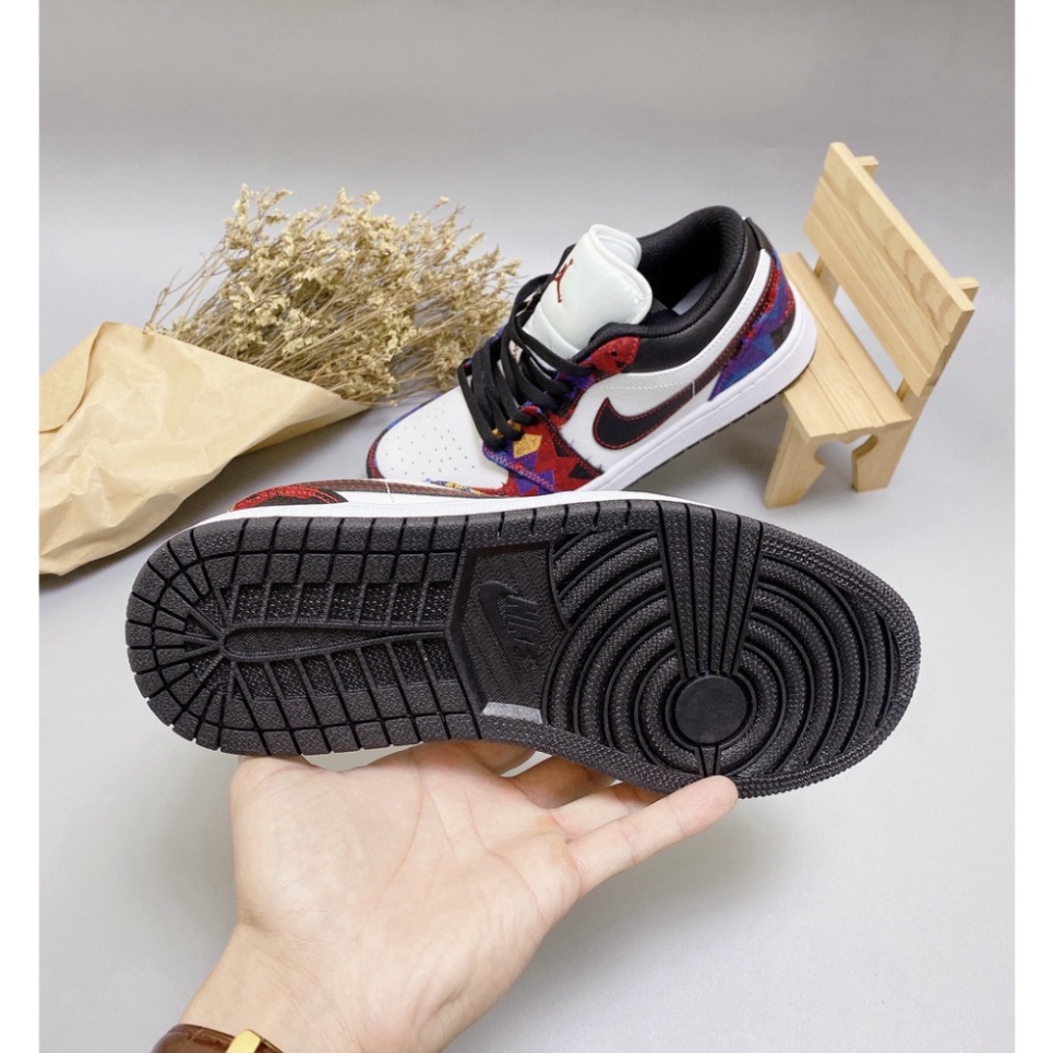 Giày 𝐍𝐢𝐤𝐞 𝗷𝗼𝗿𝗱𝗮𝗻 𝟭 Thổ Cẩm Cổ Thấp- Giày Sneaker Nam Nữ Thể Thao Cổ Thấp Thời Trang Cao Cấp [Full bill +box] | BigBuy360 - bigbuy360.vn
