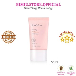 Kem chống nắng Innisfree Tone Up No Sebum Suncreen SPF50+ PA++++ - bimiu.store.official