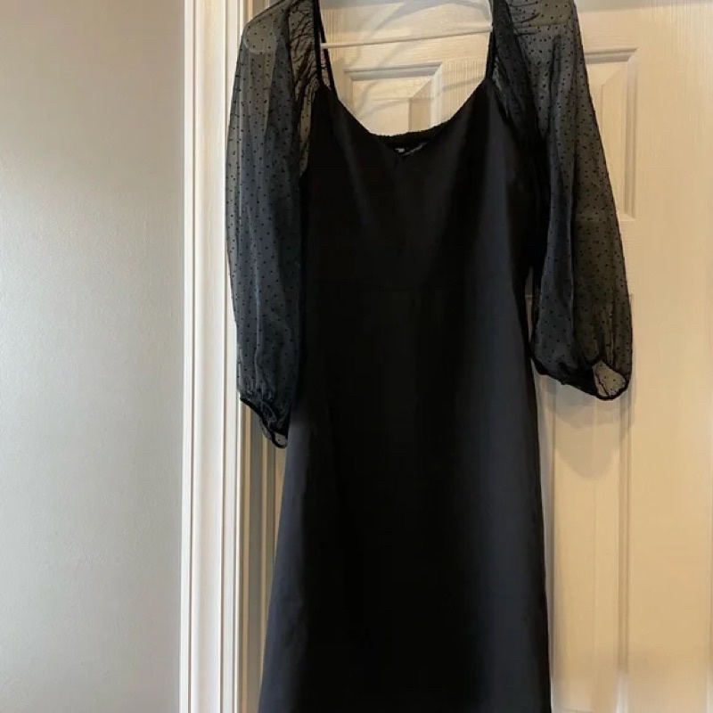 Đầm tay voan bi B4N4 vnxk size XS