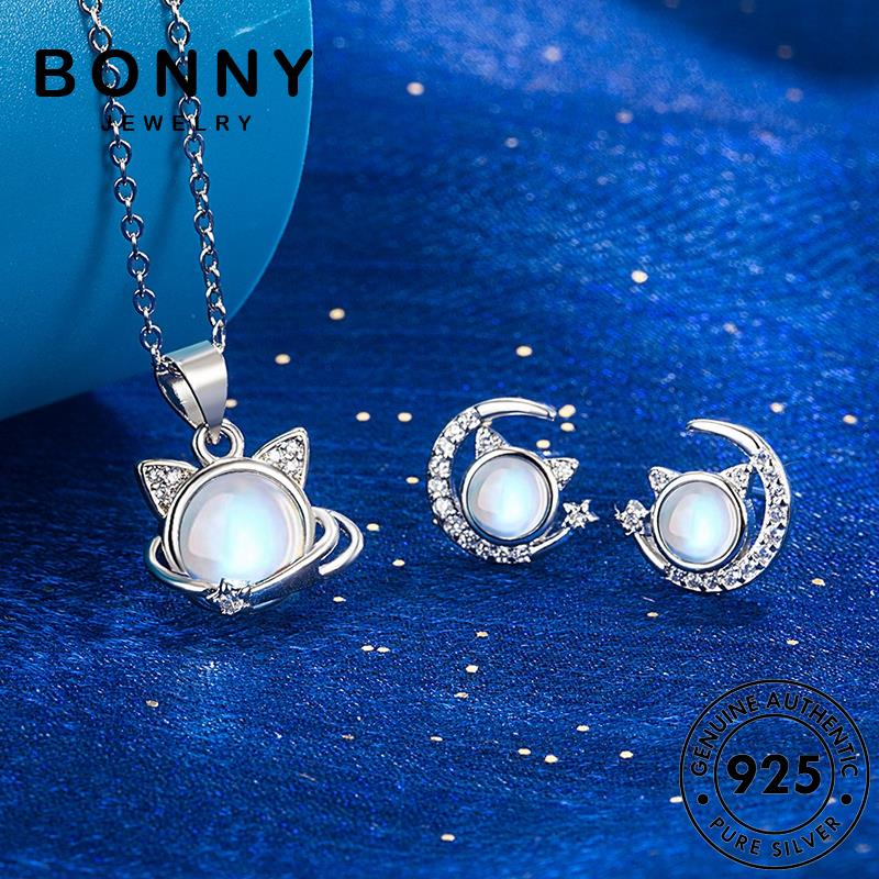 Bonny JEWELLY Bộ Vòng Cổ Opal Ngọt Ngào Original 925 Cat Silver S28