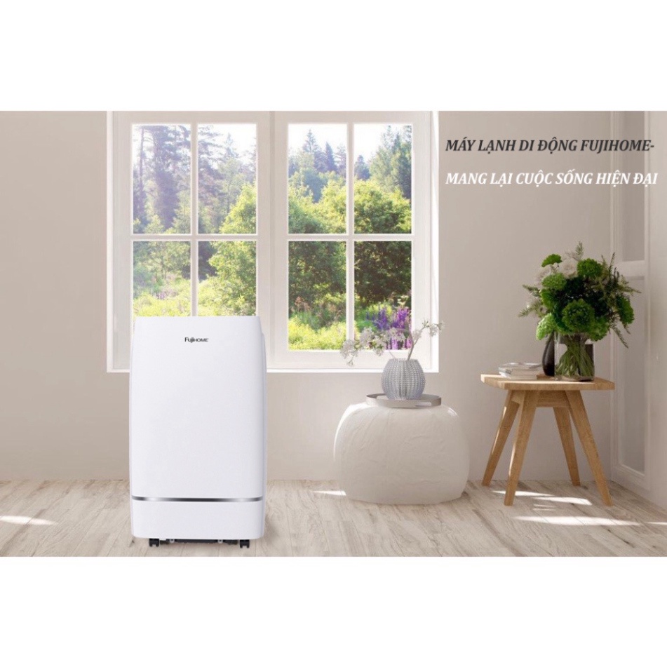 Miễn phí ship Miễn phí ship Điều hòa di động 12.000BTU FUJIHOME nhập khẩu, máy lạnh đứng di động mini thông minh điều kh