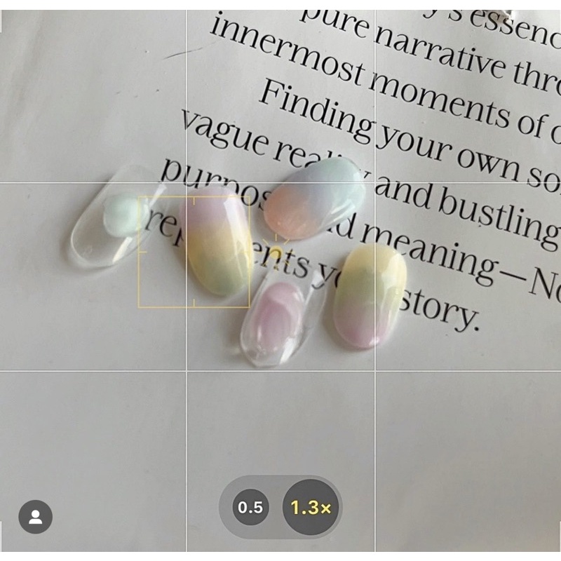 Hộp móng lẻ 1 size tròn, vuông làm mẫu phom đẹp