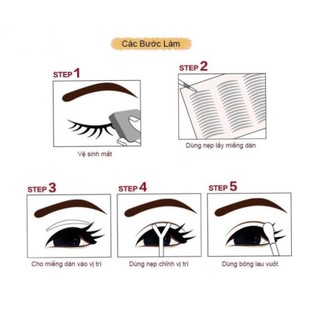 Bộ 240 miếng dán kích mí mắt Keli (120 cặp)
