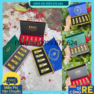 Combo 5 chai tinh dầu nước hoa DUBAI mini dạng lăn
