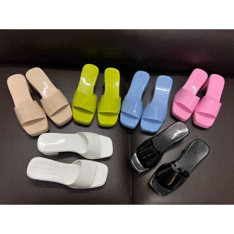 Dép gót 5cm  đế siêu nhẹ cực chất hót 2023 xinh xắn hót treand 2023