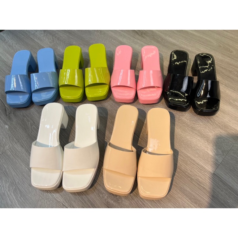 Dép gót 5cm  đế siêu nhẹ cực chất hót 2023 xinh xắn hót treand 2023