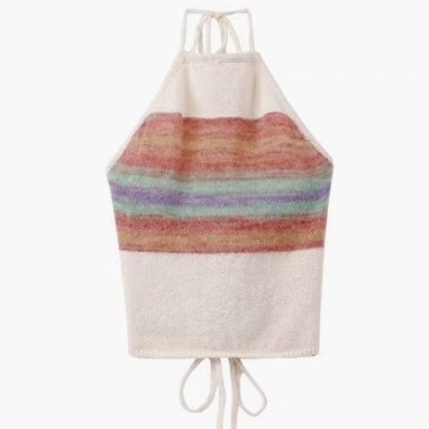 Jiashucheng Áo Hai Dây Ngắn Mùa Hè Màu Trơn Spicy Quyến Rũ Không Va Chạm Độc Đáo Thái Lan Niche Ngọt