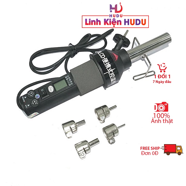 Máy khò cầm tay GJ- 8018 LCD 220V có màn hình LCD điều chỉnh nhiệt độ an toàn dễ dàng sử dụng linh k