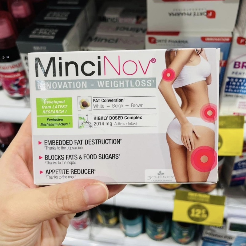 Viên uống giảm mỡ, tiêu cân Minci Nov