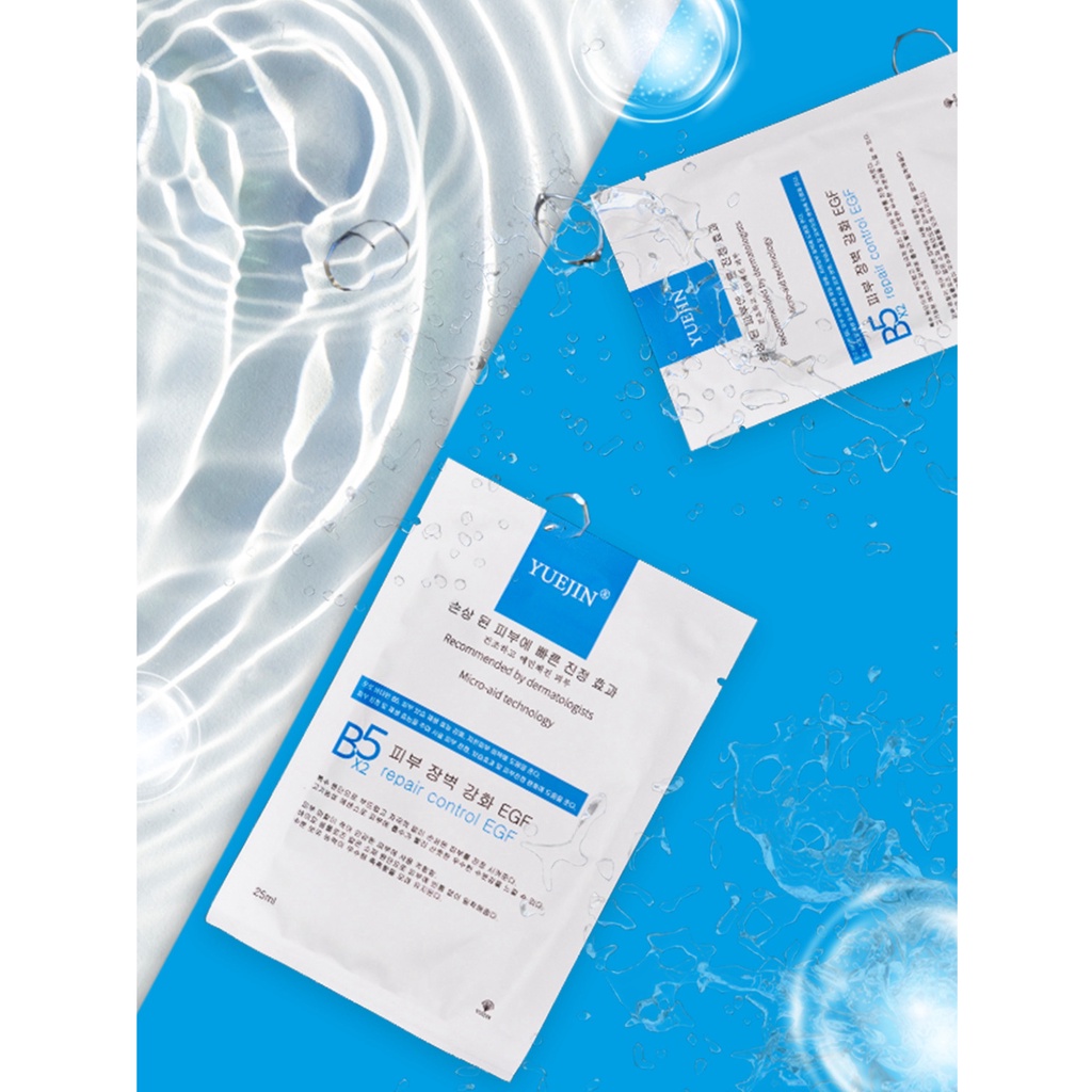 MẶT NẠ YUEJIN B5 EGF PHỤC HỒI DA CẤP ẨM, YUEJIN MELASMA SOS MASK, YUEJIN LIPOSOME PP MASK