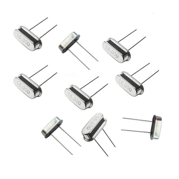 Thạch Anh 16Mhz 49S DIP Thạch Anh dao động tần số 16Mhz 16.000mhz Chân Cắm