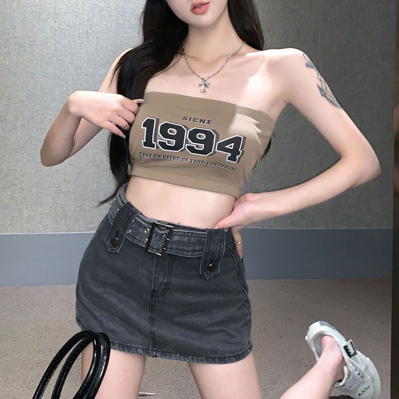 Áo Ngực Không Dây Có Đệm Nâng Ngực Chống Lộ Hàng Mùa Hè Cho Nữ