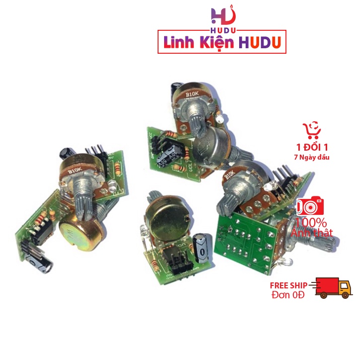Mạch tạo xung NE555 chiết áp điều chỉnh Module tạo xung NE555 thay đổi tần số và độ rộng xung