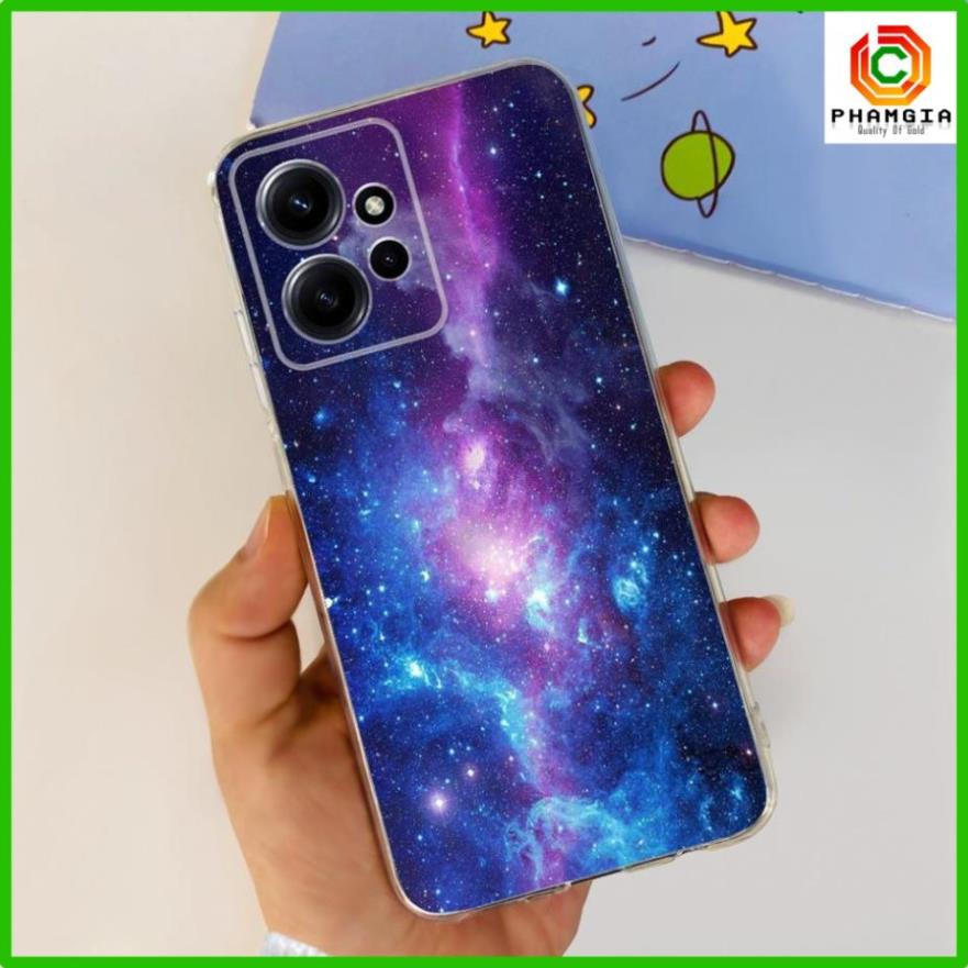 Ốp lưng Xiaomi Redmi Note 12 4G/Note 12 Pro 4G/Note 12 Pro 5G/Note 12 Pro+ (pro plus) dẻo bảo vệ cam in nhiều màu sắc