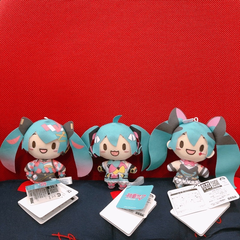 Móc khoá miku nhồi bông  hàng chính hãng SEGA NHẬT