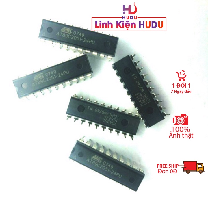 AT89C2051-24PU DIP20 mới chính hãng