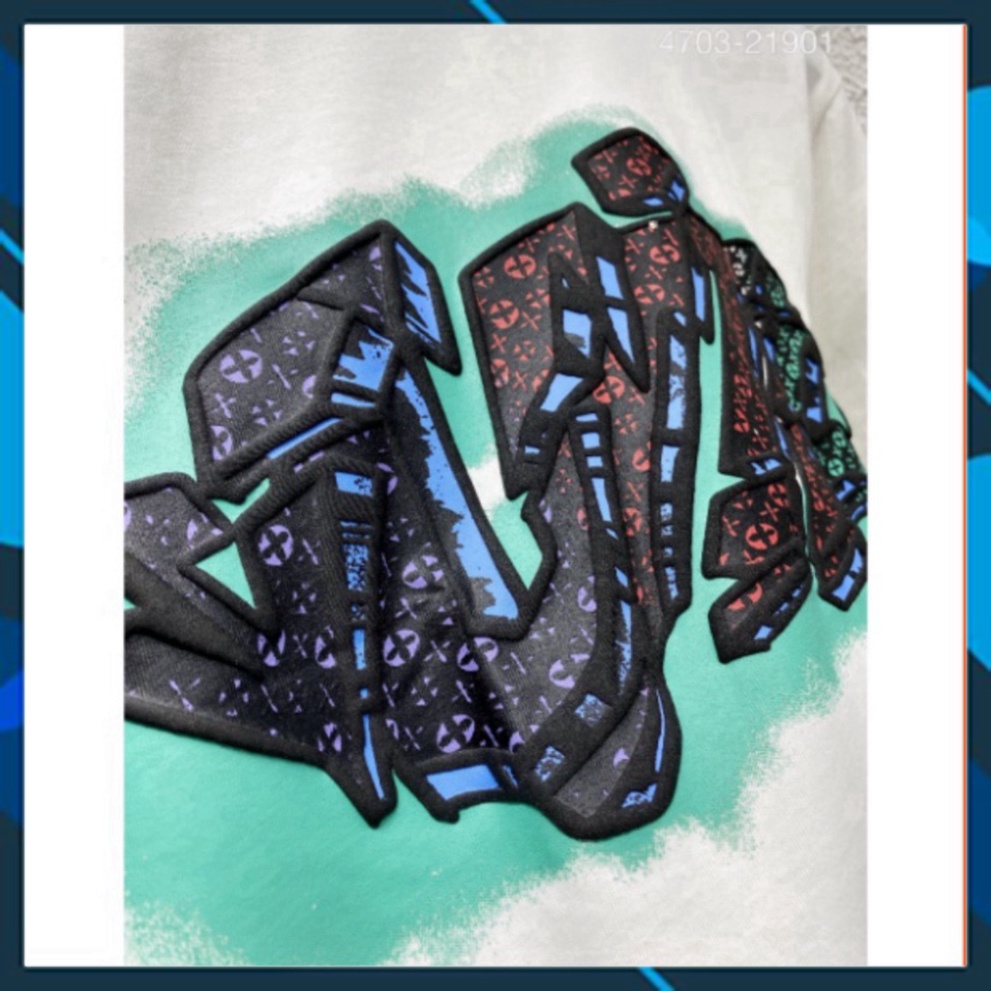 Áo Phông Nam Nữ In Chữ Eo Vì Vân Hoa Xanh Trước Ngực. Áo Thun Unisex Nam Nữ Form Rộng Siêu Hot giá bèo | BigBuy360 - bigbuy360.vn