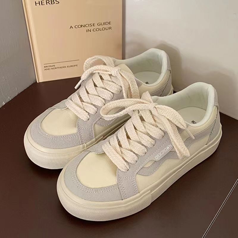 Giày Thể Thao Vải Bạt Phong Cách Hàn Quốc Thời Trang Xuân Hè Dành Cho Nữ