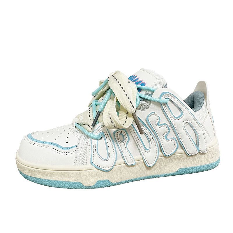 Giày Thể Thao Cột Dây Gọn Nhẹ Thoáng Khí Chống Trượt Thời Trang Xuân Hè